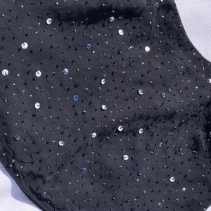 Ann Taylor Tops - Ann Taylor black beaded crop top Ann Taylor Tops - Ann Taylor black beaded crop top